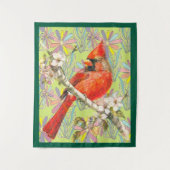 Tenture red cardinal (Devant)