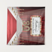 Tenture Red Carpet 30th Birthday Show Backdrop banner (Devant (Horizontal))