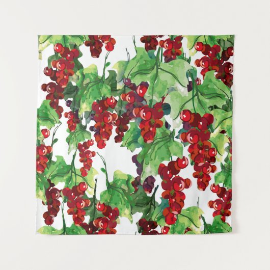 Tenture Red Currant Motif sans joint (Devant)