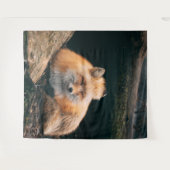 Tenture Red Fox dormant (Devant (Horizontal))