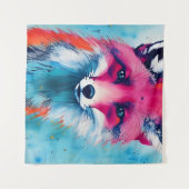 Tenture Red Fox Magnet (Devant (Horizontal))