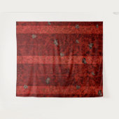 Tenture Red Heart Valentine's Day Photo Contexte Tapisseri (Devant (Horizontal))