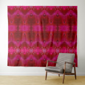 Tenture Red Ikat (En situation (horizontale))