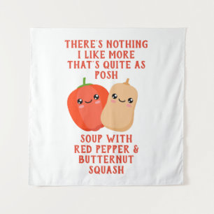 Tenture red pepper and butternut squassoup