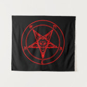 Tenture Red Satan Tapestry (Devant (Horizontal))