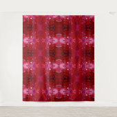 Tenture Red Snapdragon Ikat (Devant)