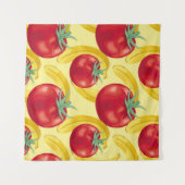 Tenture Red tomato and fruits seamless pattern designabstr (Devant (Horizontal))