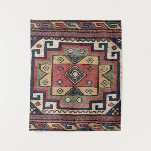 Tenture Red White Blue Western Lone Star Dallas (Devant)