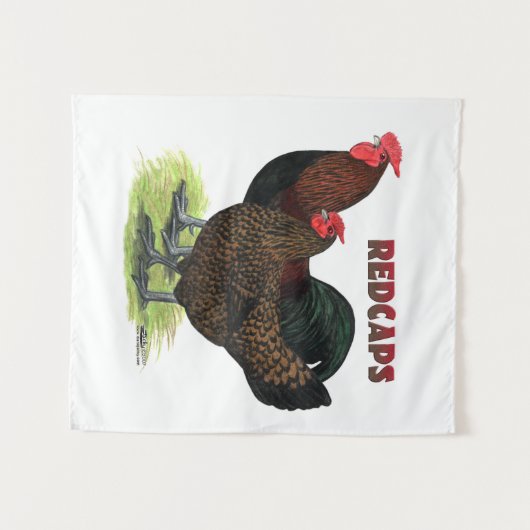 Tenture Redcaps anglais (Devant (Horizontal))