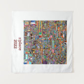 Tenture Reddit r/place finale  (Devant (Horizontal))