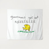 Tenture REE SNEKRIGHT Gadsden Flag (Devant (Horizontal))