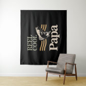 Tenture Reel Cool Papa - Cadeaux père et grand-père (En situation)