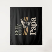 Tenture Reel Cool Papa - Cadeaux père et grand-père (Devant)