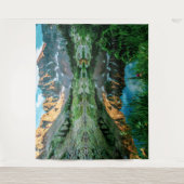 Tenture Réflexion du lac Sun Ridge // Fleurs sauvages (Devant)