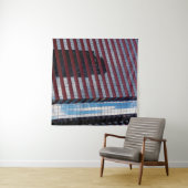 Tenture Réflexions américaines (En situation (horizontale))