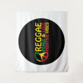 Tenture Reggae Musique avec citations positives (Devant)