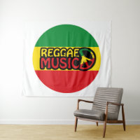 Reggae Musique, reggae art avec symbole de paix