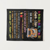 Tenture règles de sécurité des autobus scolaires (Devant (Horizontal))