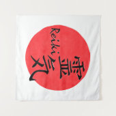 Tenture Reiki Calligraphie Et Word 1 (Devant (Horizontal))