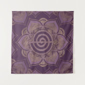 Tenture Reiki Cho Ku Rei - pastel et or (Devant (Horizontal))