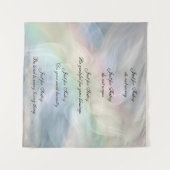 Tenture Reiki Principes Rainbow Mandala design (Devant (Horizontal))