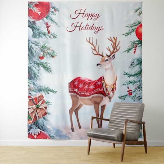 Tenture Reindeer (En situation)