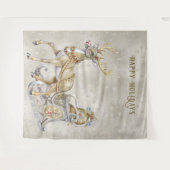 Tenture Reindeer Sleigh (Devant (Horizontal))