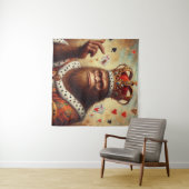 Tenture Reine des Coeurs de Bigfoot (En situation (horizontale))