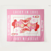 Tenture Reine des coeurs Las Vegas Bachelorette (Devant (Horizontal))