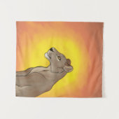 Tenture Reine Lioness (Devant (Horizontal))