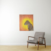 Tenture Reine Lioness (En situation)