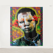 Tenture Religieux Tribale Afrocentrique (Devant)