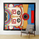 Tenture Religion Tiki (En situation (horizontale))