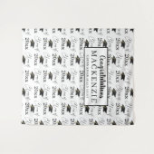 Tenture Remise de diplômes moderne PROMOTION DE 20XX Photo (Devant (Horizontal))