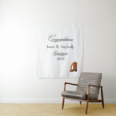 Tenture Remise de diplômes western rustique (En situation)