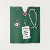 Tenture Remise des diplômes de l'école d'infirmières (Devant)