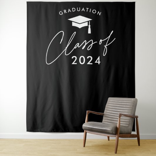 Tenture Remise des diplômes simple promotion 2024 (En situation)