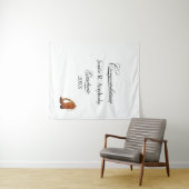 Tenture Remise des diplômes western rustique (En situation (horizontale))