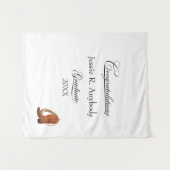 Tenture Remise des diplômes western rustique (Devant (Horizontal))