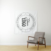 Tenture Remplacement et personnalisation faciles du logo | (En situation (horizontale))