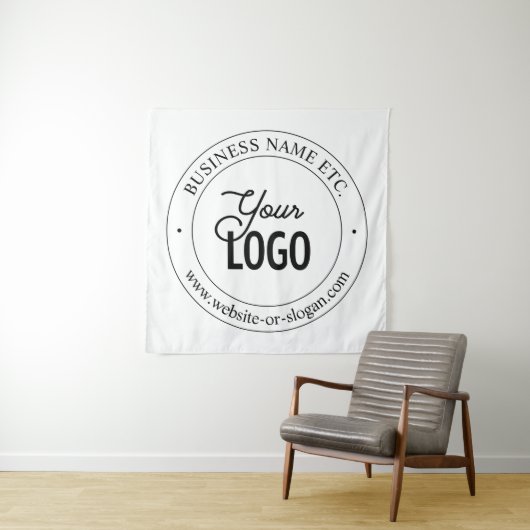 Tenture Remplacement et personnalisation faciles du logo | (En situation)