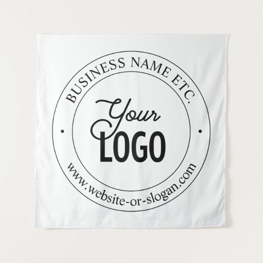 Tenture Remplacement et personnalisation faciles du logo | (Devant)