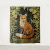 Tenture Renard dans la forêt, style Art nouveau (Devant)