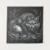 Tenture Renard rusé de la forêt — par BurnsInHell (Devant)