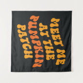 Tenture Rencontrez-Moi Au Patch Citrouille (Devant (Horizontal))