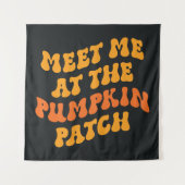 Tenture Rencontrez-Moi Au Patch Citrouille (Devant)