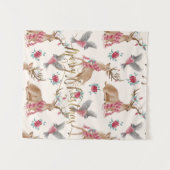 Tenture Rennes, Oiseaux, Fleurs (Devant (Horizontal))