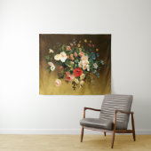 Tenture Renoir - Bouquet de fleurs, 1858 peinture (En situation (horizontale))