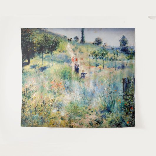 Tenture Renoir - Chemin menant à travers l'herbe haute (Devant (Horizontal))