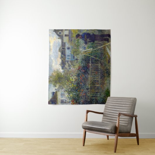 Tenture Renoir - Claude Monet Peinture dans son jardin (En situation)